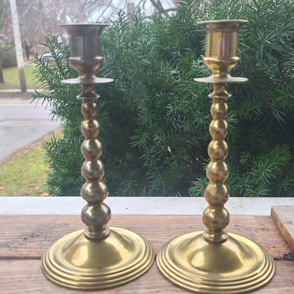 Vintage Other - Brass Candle Holders